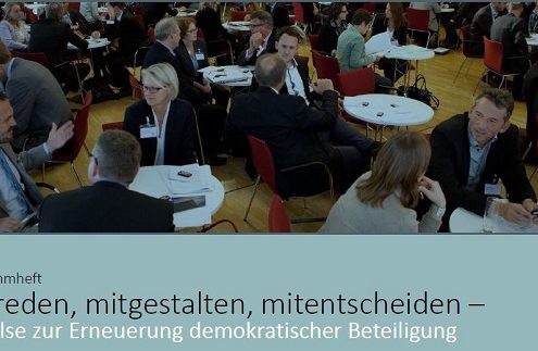 Mitreden, mitgestalten, mitentscheiden – Impulse zur Erneuerung demokratischer Beteiligung | Büro Hitschfeld