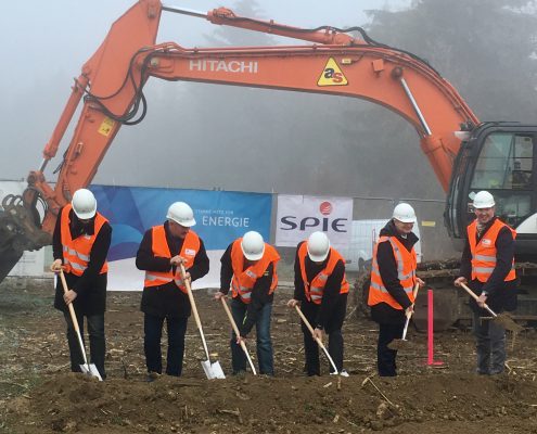 Netzausbau: Erster Spatenstich beim Amprion Projekt Reutlingen-Herbertingen mit Büro Hitschfeld