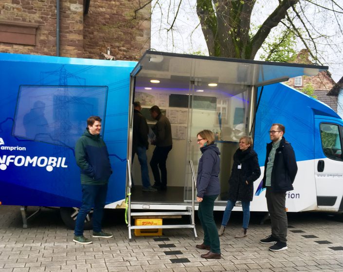 Amprion auf Infotour für geplante Verstärkung der bestehenden 380-kV-Leitung zwischen Kühmoos und Maximiliansau in Süd-Baden und Südpfalz | Büro Hitschfeld Amprion auf Infotour für geplante Verstärkung der bestehenden 380-kV-Leitung zwischen Kühmoos und Maximiliansau in Süd-Baden und Südpfalz | Büro Hitschfeld