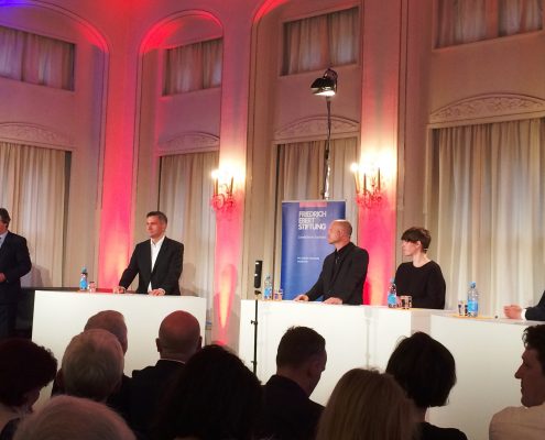 Analoges Debatten-Duell: Dulig vs. Kretschmer in Leipzig